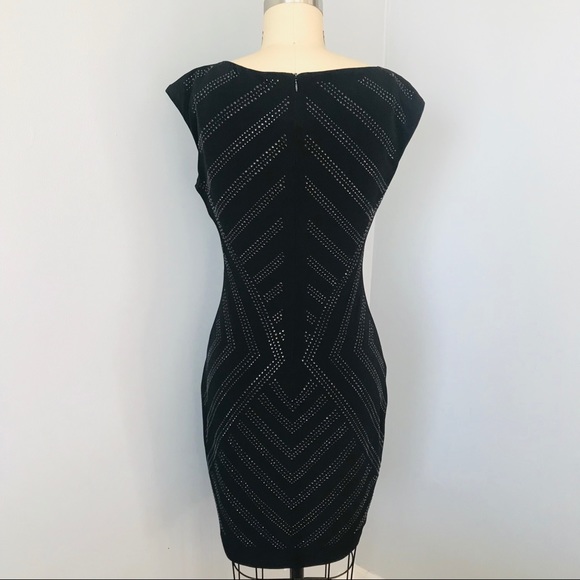 Cache Rhinestud Bodycon Dress - Picture 3 of 8